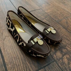 Michael Kors Leopard  Loafers